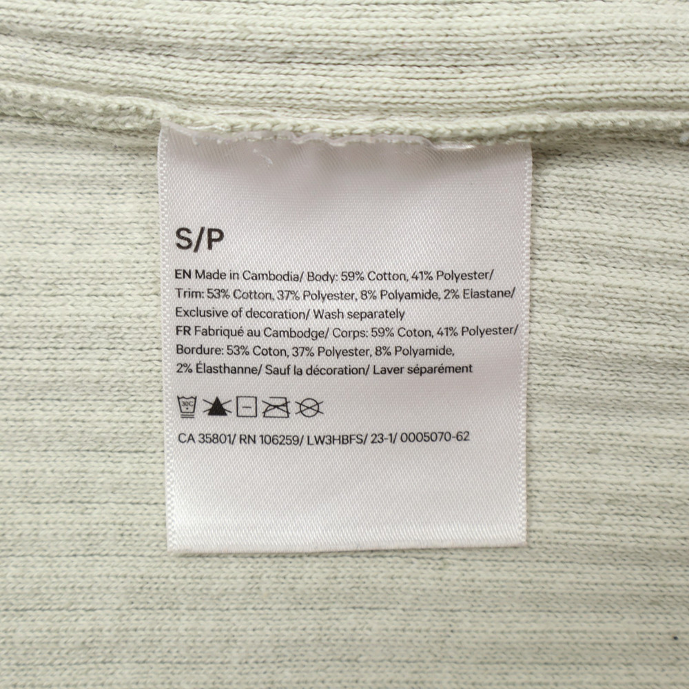 Lululemon Women's Cotton Blend Ribbed Long Sleeve Sweater Bone/Off White Sz S - Picture 6 of 8